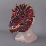 Open Moving Mouth Dragon Dinoaur Masks Cosplay Animal Fancy Dress Headwear Props