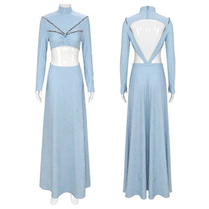 Padmé Amidala Court Long Dress Gown Halloween Cosplay Costumes Suits