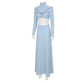 Padmé Amidala Court Long Dress Gown Halloween Cosplay Costumes Suits