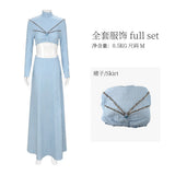 Padmé Amidala Court Long Dress Gown Halloween Cosplay Costumes Suits