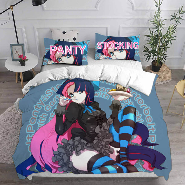 Panty Stocking with Garterbelt Cosplay Bedding Sets Duvet Cover Halloween Comforter Sets