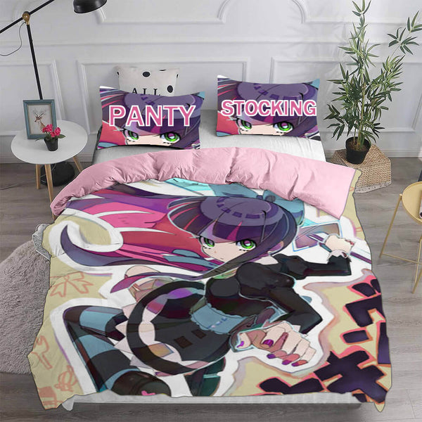 Panty Stocking with Garterbelt Cosplay Bedding Sets Duvet Cover Halloween Comforter Sets