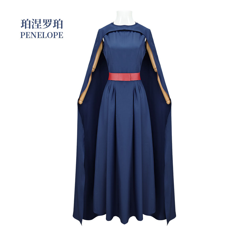 Penelope Queen Costume Nolan's The Odyssey Cosplay Dress Movie Greek Queen Outfit