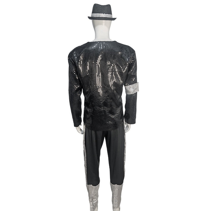 Pop Superstar Michael Jackson Costume Halloween Cosplay Costume for Kids Adults