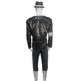 Pop Superstar Michael Jackson Costume Halloween Cosplay Costume for Kids Adults