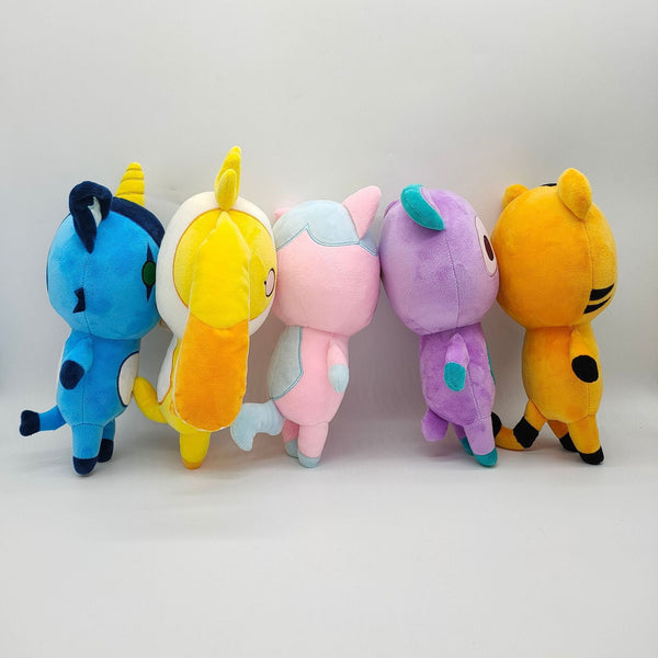 Ranboo Funneh Unicorn Teddy Bear Plush Toy Soft Stuffed Doll Birthday Holiday Gifts for Kids