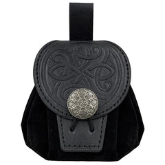 Retro Medieval Renaissance Viking Belt Pouch Coin Purse Waist Bags Waist Pack PU