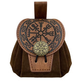 Retro Medieval Renaissance Viking Belt Pouch Coin Purse Waist Bags Waist Pack PU