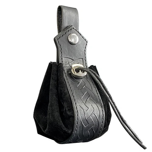 Retro Medieval Renaissance Viking Belt Pouch Coin Purse Waist Bags Waist Pack PU