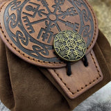 Retro Medieval Renaissance Viking Belt Pouch Coin Purse Waist Bags Waist Pack PU