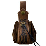 Retro Medieval Renaissance Viking Belt Pouch Coin Purse Waist Bags Waist Pack PU