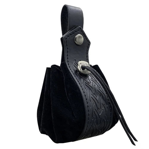 Retro Medieval Renaissance Viking Belt Pouch Coin Purse Waist Bags Waist Pack PU