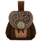 Retro Medieval Renaissance Viking Belt Pouch Coin Purse Waist Bags Waist Pack PU