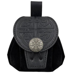 Retro Medieval Renaissance Viking Belt Pouch Coin Purse Waist Bags Waist Pack PU