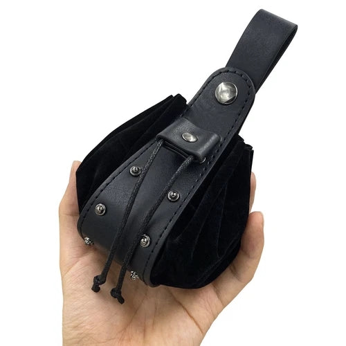 Retro Medieval Renaissance Viking Belt Pouch Coin Purse Waist Bags Waist Pack PU