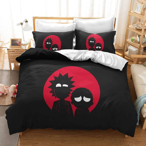 Rick And Morty Bedding Set Cosplay Duvet Cover