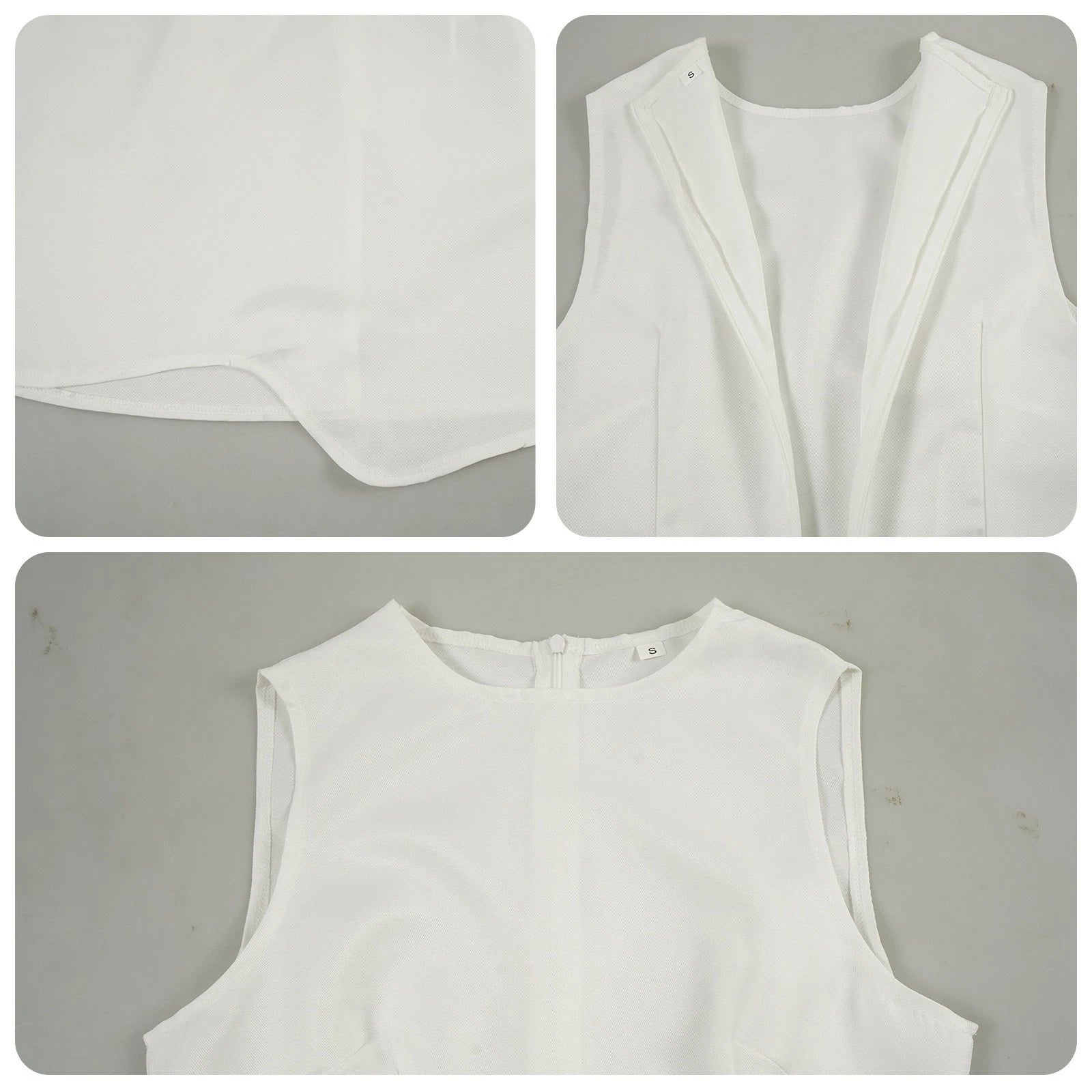 ST Starfleet Academy Tarima Sadal White Dress Skirts Halloween Cosplay Costumes