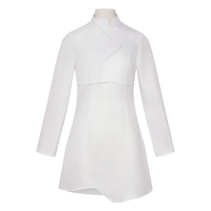 ST Starfleet Academy Tarima Sadal White Dress Skirts Halloween Cosplay Costumes
