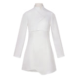ST Starfleet Academy Tarima Sadal White Dress Skirts Halloween Cosplay Costumes