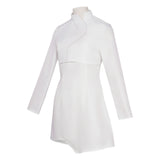 ST Starfleet Academy Tarima Sadal White Dress Skirts Halloween Cosplay Costumes