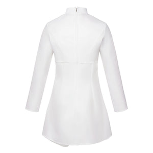 ST Starfleet Academy Tarima Sadal White Dress Skirts Halloween Cosplay Costumes