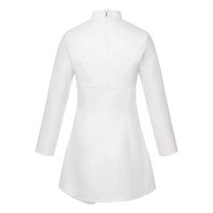 ST Starfleet Academy Tarima Sadal White Dress Skirts Halloween Cosplay Costumes