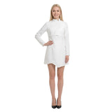ST Starfleet Academy Tarima Sadal White Dress Skirts Halloween Cosplay Costumes