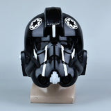 SW TIE Fighter Pilot Helmet Full Head Halloween Masks Props PVC