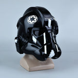 SW TIE Fighter Pilot Helmet Full Head Halloween Masks Props PVC
