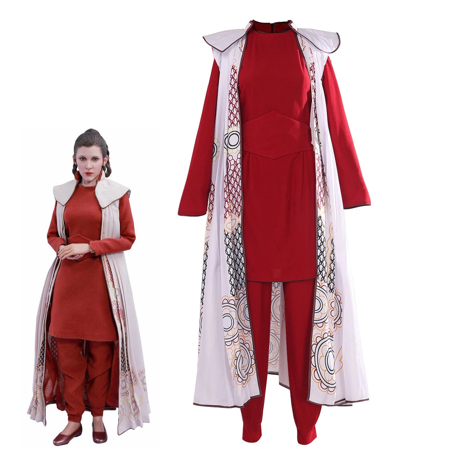 SW The Empire Strikes Back Princess Leia Costume Halloween Carnival Suits