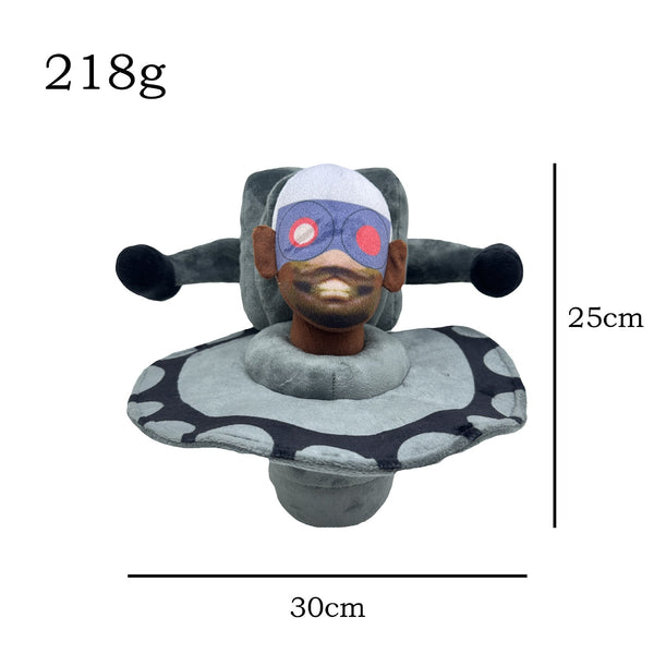 Skibidi Toilet Plush Toy Soft Stuffed Gift Dolls for Kids Boys Girls