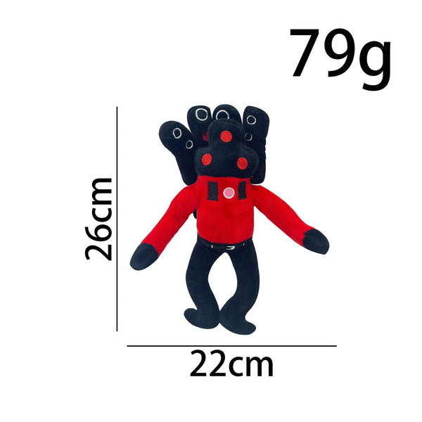 Skibidi Toilet Plush Toy Soft Stuffed Gift Dolls for Kids Boys Girls