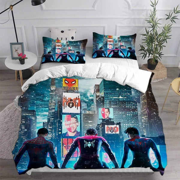 Spider-Man Bedding Sets Cosplay Peter Parker Duvet Cover Halloween Comforter Sets