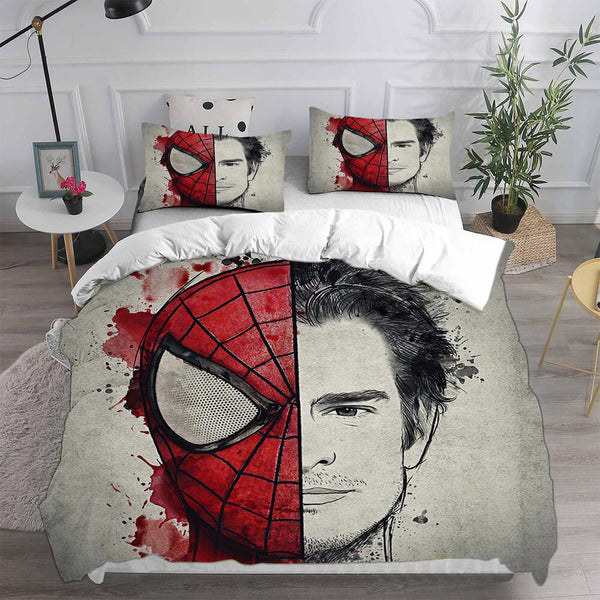 Spider-Man Bedding Sets Cosplay Peter Parker Duvet Cover Halloween Comforter Sets