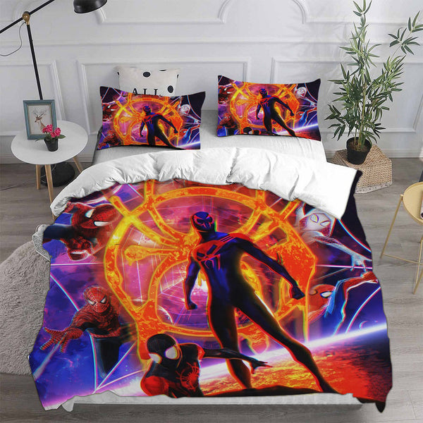 Spider-Man Into the Spider-Verse Cosplay Bedding Sets Duvet Cover Halloween Comforter Sets