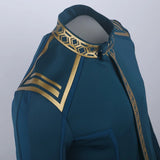 Star Trek SNW Captain Pike Gold Uniforms Spock Blue Top Shirts Cosplay Costumes for Men