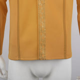 Star Trek SNW Captain Pike Gold Uniforms Spock Blue Top Shirts Cosplay Costumes for Men