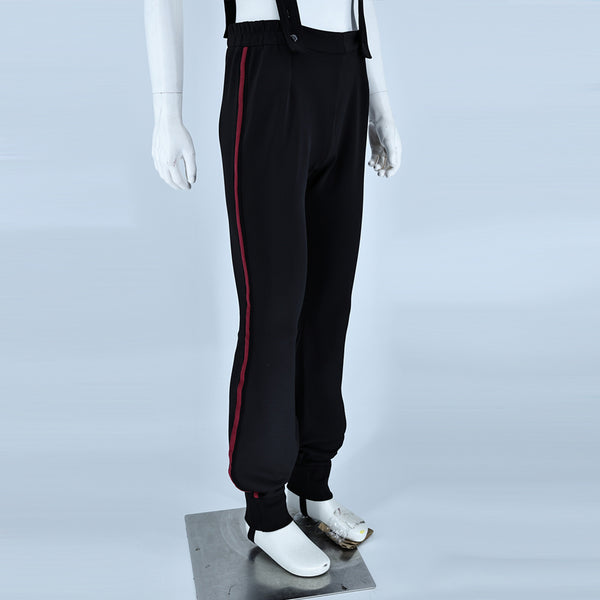 Star Trek Captain Kirk Command Red Stripes Trousers Starfleet Uniforms Pants Overalls