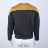 Deep Space Nine Commander Gold Blue Uniform Voyager Starfleet Jacket Costume