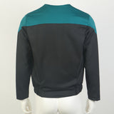 Deep Space Nine Commander Gold Blue Uniform Voyager Starfleet Jacket Costume