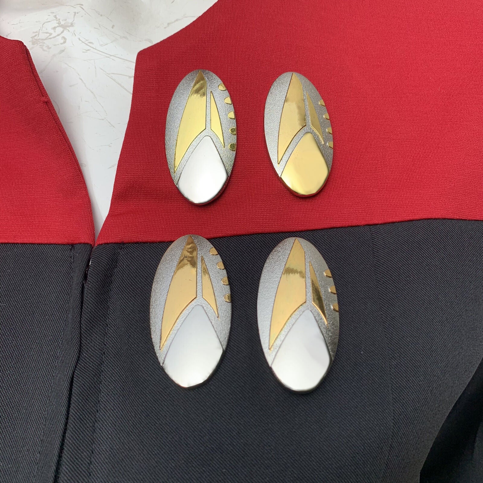 Star Trek Discovery 3 Fleet Admiral Charles Vance Magnet Pin Brooches Badge Accessories