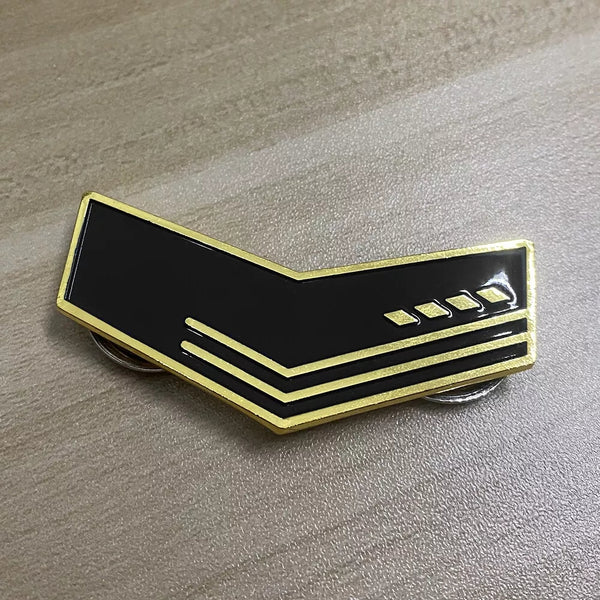 Star Trek Discovery 4 Comissioned Officer Collar Rank Captain Collar Rank 32nd Century Starfleet Magnet Insignia Badge