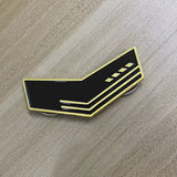 Star Trek Discovery 4 Comissioned Officer Collar Rank Captain Collar Rank 32nd Century Starfleet Magnet Insignia Badge