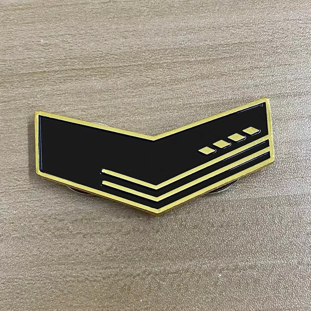 Star Trek Discovery 4 Comissioned Officer Collar Rank Captain Collar Rank 32nd Century Starfleet Magnet Insignia Badge