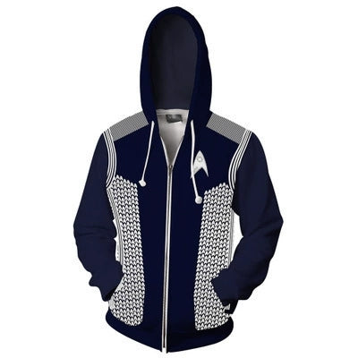 Star Trek Discovery Hoodie Sweater 3D Sweatshirt Cosplay Costume
