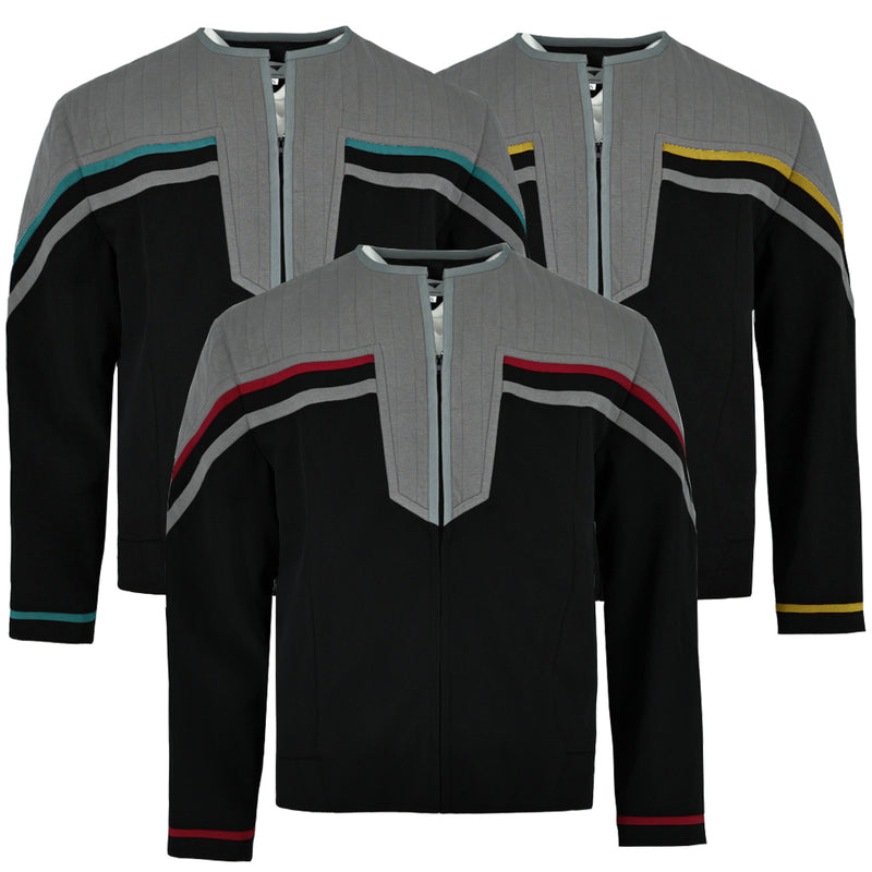 First Contact Picard Captain Riker Starfleet Uniforms Jackets Costumes
