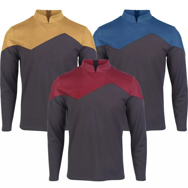 Star Trek Picard 2 Cadet Red Cosplay Uniforms Starfleet Blue Gold Top Shirts Costumes