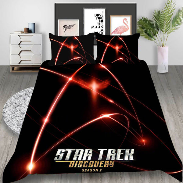 Star Trek Picard Discovery Cosplay Bedding Set Duvet Cover Halloween Bed Sheets