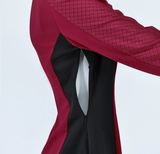 Strange New Worlds Uhura Red Dress Uniforms Startfleet Shirts Costumes