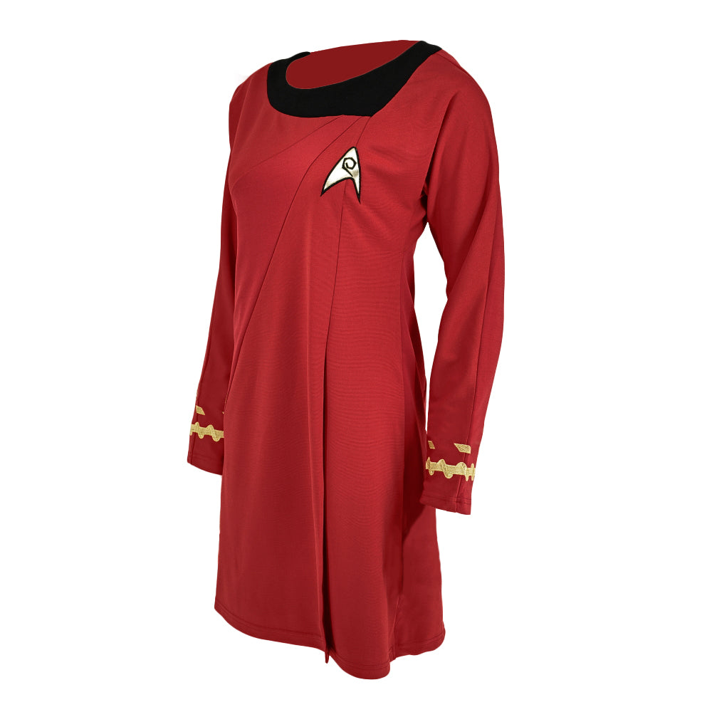 Star Trek TOS Female Duty Uniforms The Original Series Blue Gold Red D Cosermart Star Trek TOS Female Duty Uniforms The Original Series Blue Gold Red D Cosermart